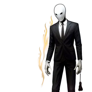 Faceless Slender Man PNG 05252024