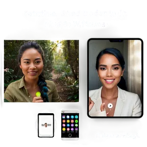 Facetime Call In Nature Setting PNG 06272024