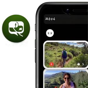 Facetime Call In Nature Setting PNG Ouh5 PNG