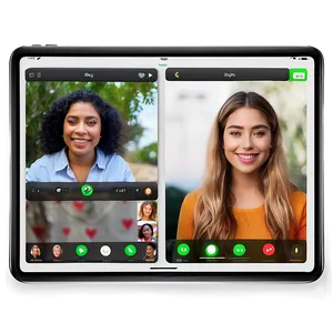 Facetime Call On Ipad Screen Png 12 PNG image