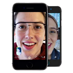 Facetime Call Smartphone Graphic PNG 06272024
