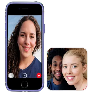 Facetime Call Smartphone Graphic PNG Iky99 PNG