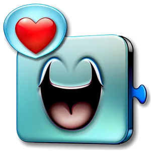 Facetime Call With Love Emoji PNG Aqt3
