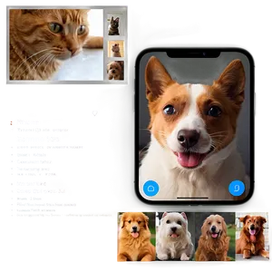 Facetime Call With Pets PNG Ris59