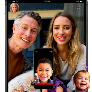 Facetime Family Call Moment PNG 06272024