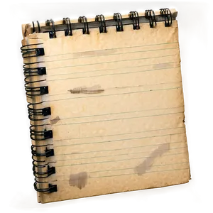 Faded Notebook Paper Png 24 PNG image