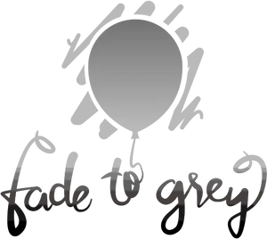 Fadeto Grey Balloon Graphic PNG