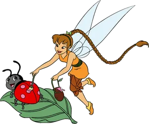 Fairy_and_ Ladybug_ Friendship PNG image
