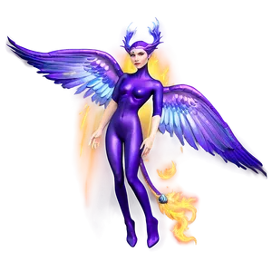 Fairy And Phoenix PNG Ejf39
