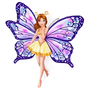 Fairy Butterfly Companion PNG 81