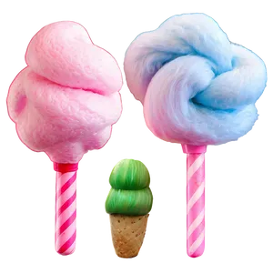 Fairy Floss Cotton Candy PNG 74