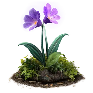 Fairy Garden Flowers PNG Avq37