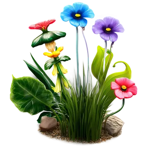 Fairy Garden Flowers PNG Cii
