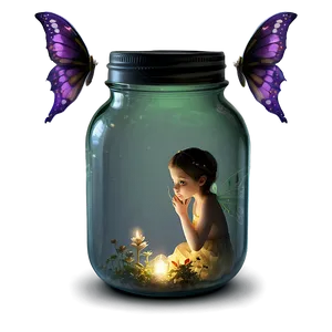 Fairy In A Jar PNG 05062024