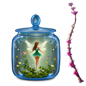 Fairy In A Jar PNG Iqg
