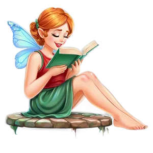 Fairy Reading A Book PNG 73 PNG