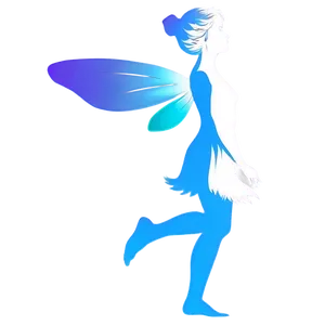Fairy Silhouette PNG Dve