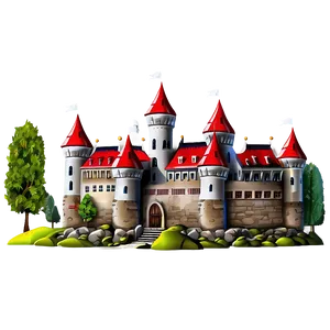 Fairy Tale Castle PNG 05032024