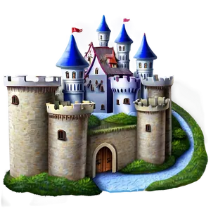Fairy Tale Castle PNG Scy