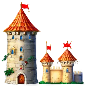 Fairy Tale Castle Tower PNG 05242024 PNG