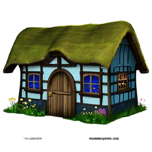 Fairy Tale Cottage Scene Png 75 PNG image