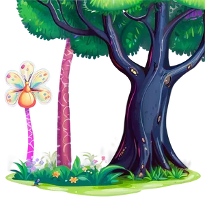 Fairy Tale Forest Clipart Png 06262024 PNG image