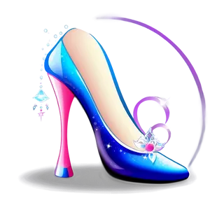 Fairy Tale Glass Slipper Illustration Png 97 PNG image