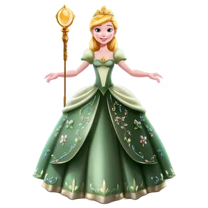 Fairy Tale Princess Cartoon Character Png Aij90 PNG image