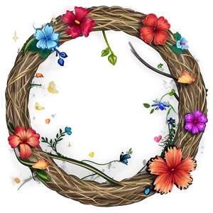 Fairy Tale Themed Wreath PNG 44