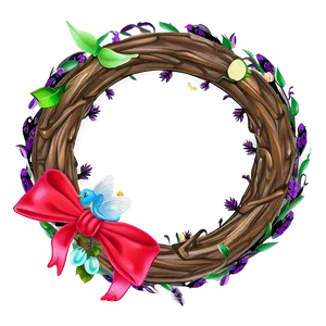 Fairy Tale Themed Wreath PNG Tss