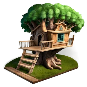 Fairy Tale Tree House Png Dqh PNG image