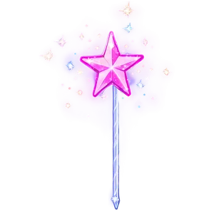 Fairy Wand With Sparkles Png 06292024 PNG image