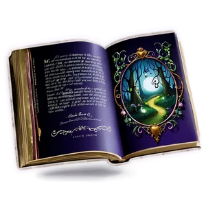 Fairytale Bewitched Book Png Olc PNG image