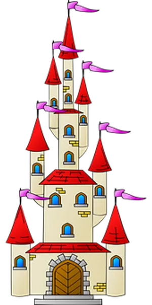 Fairytale Castle Illustration