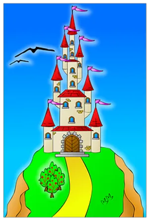 Fairytale Castle Illustration