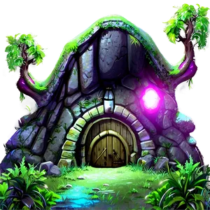 Fairytale Goblin Cave Png 06272024 PNG image