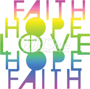 Faith Hope Wild Side Graphic PNG image