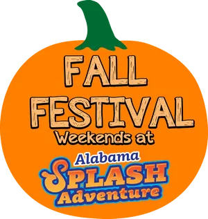 Fall Festival Weekends Alabama Splash Adventure PNG image