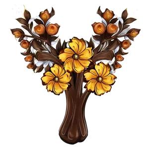 Fall Floral Fantasy PNG 24 PNG