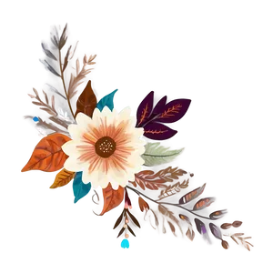 Fall Floral Magic PNG Rno25 PNG