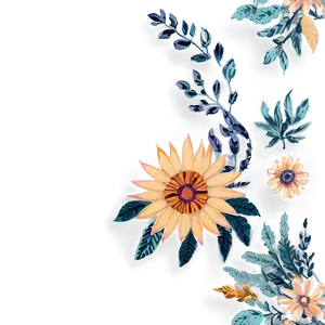 Fall Floral Mosaic PNG Wvu79 PNG