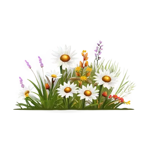 Fall Flower Meadow PNG Aak