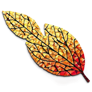 Fall Leaf Mosaic Png 05252024 PNG image