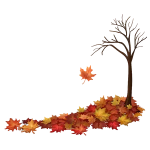 Fall Leaves Carpet Png 05042024 PNG image
