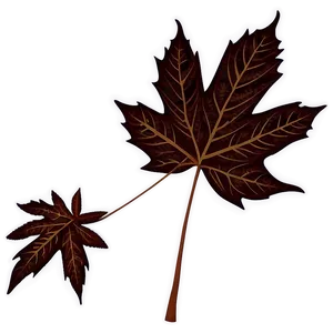 Fall Leaves Silhouette Png 05042024 PNG image