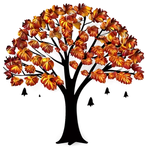 Fall Tree Artwork Png 06122024 PNG image