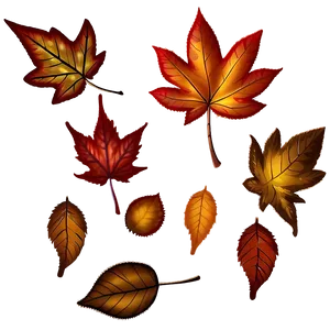 Fallen Leaves Under Trees PNG 86 PNG