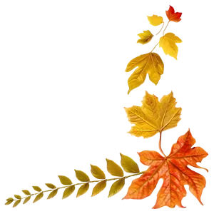 Falling Leaves A PNG image