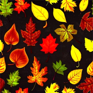 Falling Leaves Pattern PNG Tlx PNG
