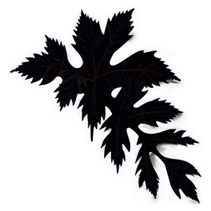 Falling Leaves Silhouette PNG Rqa